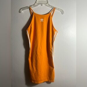 adidas Orange Midi Dress